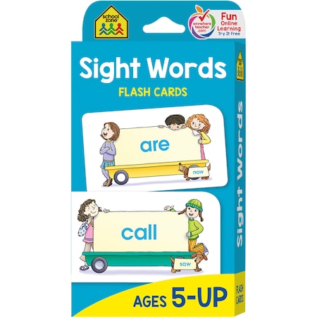 School Zone Publishing Sight Words Flash Cards 04002